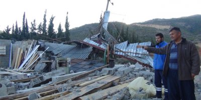 Mersin’de soğuk ve fırtına