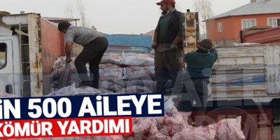 6 bin 500 aileye kömür yardımı