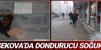 Yüksekova'da dondurucu soğuklar!
