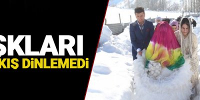 Aşkları kar-kış dinlemedi