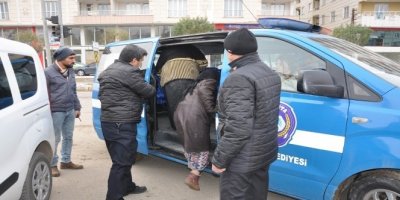 Siirt’te dilenciler toplatıldı