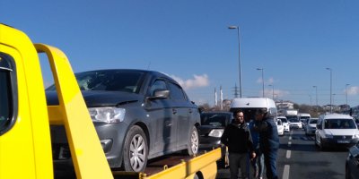 10 araç birbirine girdi