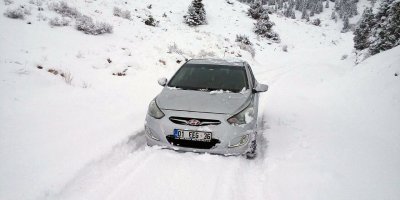 Tufanbeyli'de kar esareti