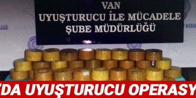 Van’da uyuşturucu operasyonu