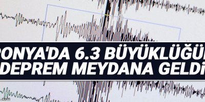 Japonya'da 6.3 büyüklüğünde deprem