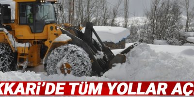 Hakkari’de tüm yollar açıldı