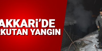 Hakkari’de Korkutan yangın!