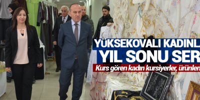 Yüksekovalı kadınlardan yıl sonu sergisi