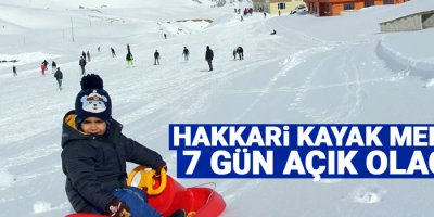 Hakkari Kayak Merkezi 7 gün açık olacak