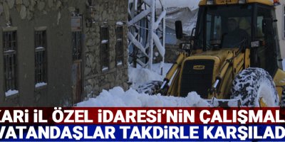 Hakkari İl Özel İdaresi’nin çalışmalarını vatandaşlar takdirle karşıladı