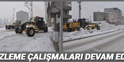 Temizleme çalışmaları devam ediyor