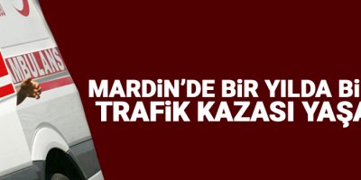 Mardin’de bir yılda bin 371 trafik kazası yaşandı