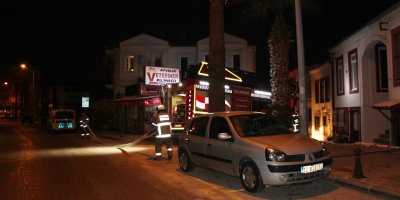 Ayvalık’ta yangın korkuttu