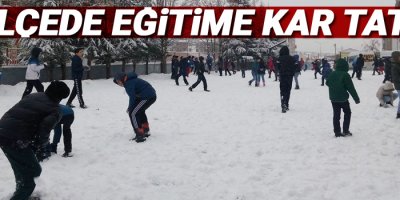 3 ilçede eğitime kar tatili