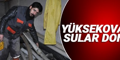 Yüksekova'da içme suları dondu!
