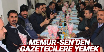 Memur-Sen’den gazetecilere yemek