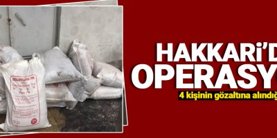Hakkari'de operasyon!