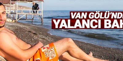 Van Gölü'nde yalancı bahar
