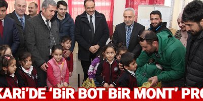 Hakkari’de ‘Bir Bot Bir Mont’ projesi