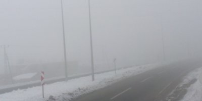 Iğdır-Erzurum karayolunda yoğun sis