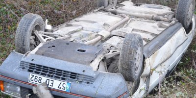 Trafik kazası: 1 yaralı