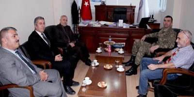 Tugay Komutanı Tayanç rektörlüğü ziyaret etti