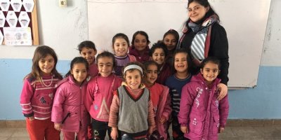 Esnaftan öğrencileri ısıtan yardım