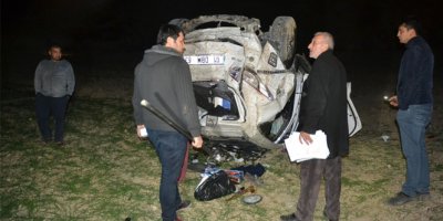 Trafik kazası meydana geld: 1 ölü, 1 yaralı