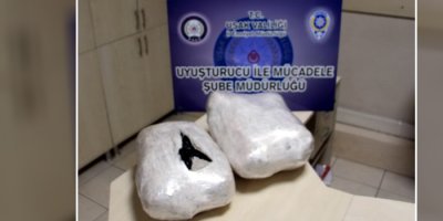 6 kilo 320 gram esrar ele geçirildi