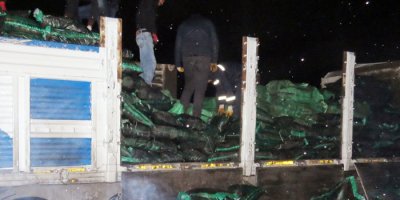 73 bin paket kaçak sigara ele geçirildi