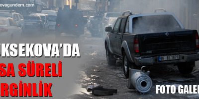 Yüksekova'da Kısa Süreli Gerginlik