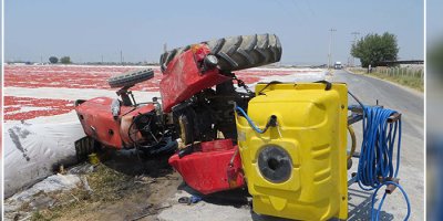 Traktörün altında kaldı, hayatını kaybetti