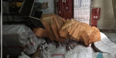 Yüksekova'da kaçak sigara operasyonu