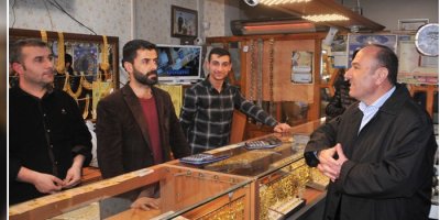 Yüksekova Kaymakam Kaşıkçı esnafı ziyaret etti!