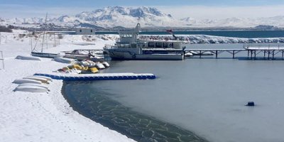 Van'da dondurucu soğuklar