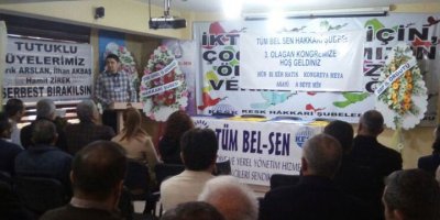 TÜM-BEL-SEN Hakkari'de kongreye gitti