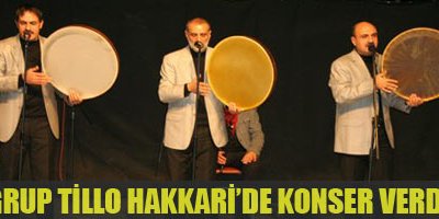 Grup Tillo Hakkari'de konser verdi