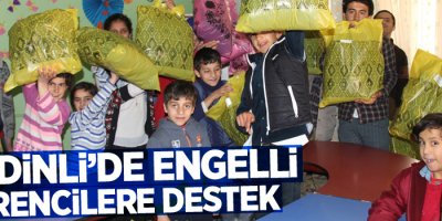 Şemdinli’de engelli öğrencilere destek