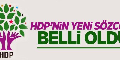 HDP'nin yeni sözcüsü belli oldu