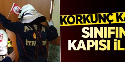 Korkunç kaza! Sınıfın kapısı ile...