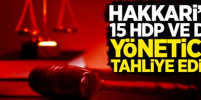 15 HDP ve DBP yöneticisi tahliye edildi