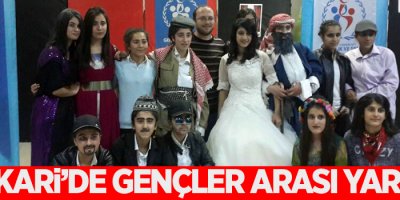 Hakkari’de gençler arası yarışma
