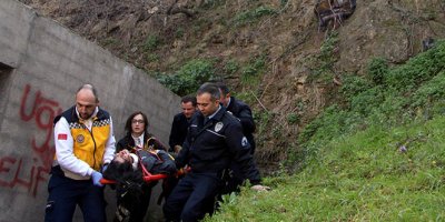 Manzara izlerken surlardan düştü