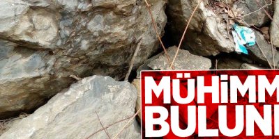 Yol kenarında bulunan patlayıcı imha edildi