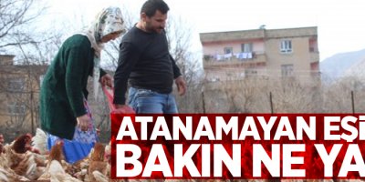 Atanamayan eşi için bakın ne yaptı!
