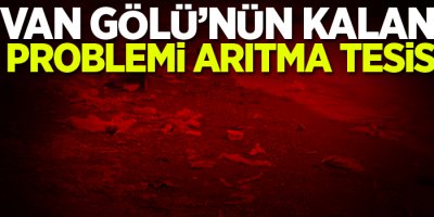 Van Gölü’nün kalan tek problemi arıtma tesisidir