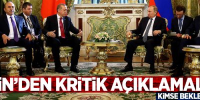 Erdoğan Putin ile görüştü