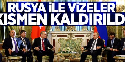 Rusya ile vizeler kısmen kaldırıldı