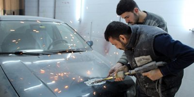 Aşçıydı, çarpa çarpa kaportacı oldu