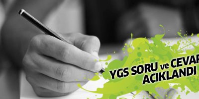 YGS soru cevap anahtarını açıkladı!
